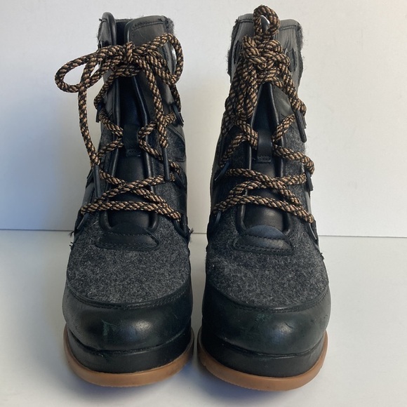 Sorel Blake Waterproof Leather Lace-up Boots Black  NL3306-010 Gorpcore Winter - Picture 8 of 16